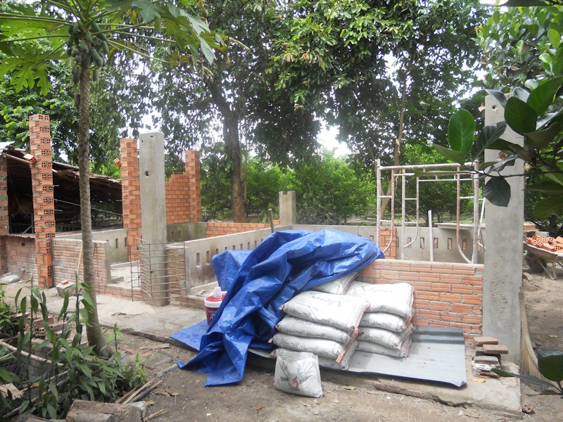 Construction demarree du refuge